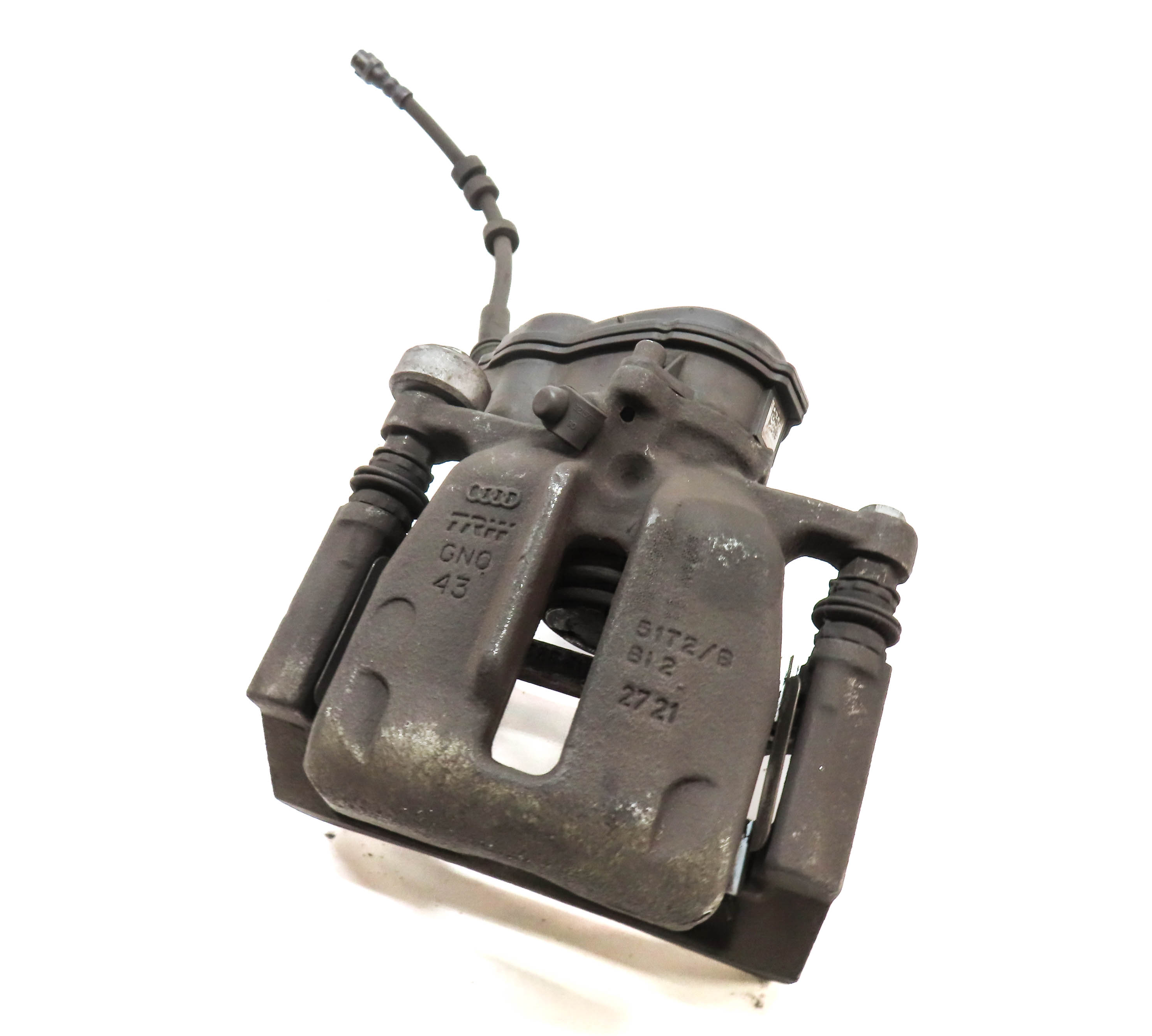 2012-2017 AUDI A6 A7 (C7) RIGHT PASSENGER REAR DISC BRAKE CALIPER (330mm ROTOR) — exact item pictured